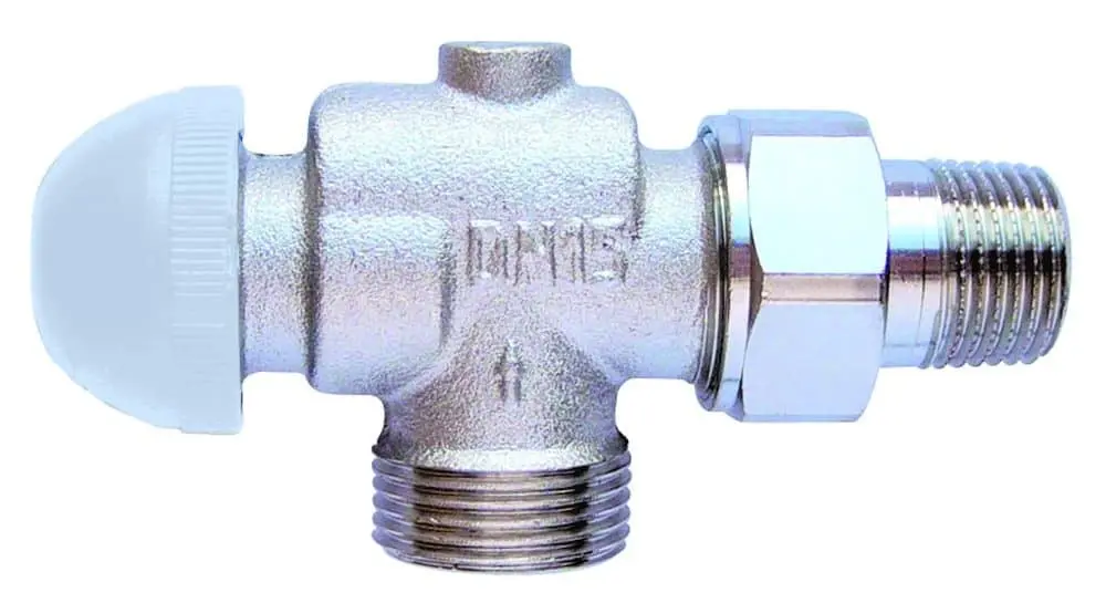 Termostatický ventil axiální E, s přednastavením, TS-98-VHF