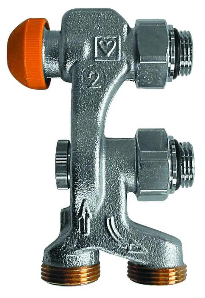 Armatura pro připojení konvektoru pro dvoutrubkové soustavy