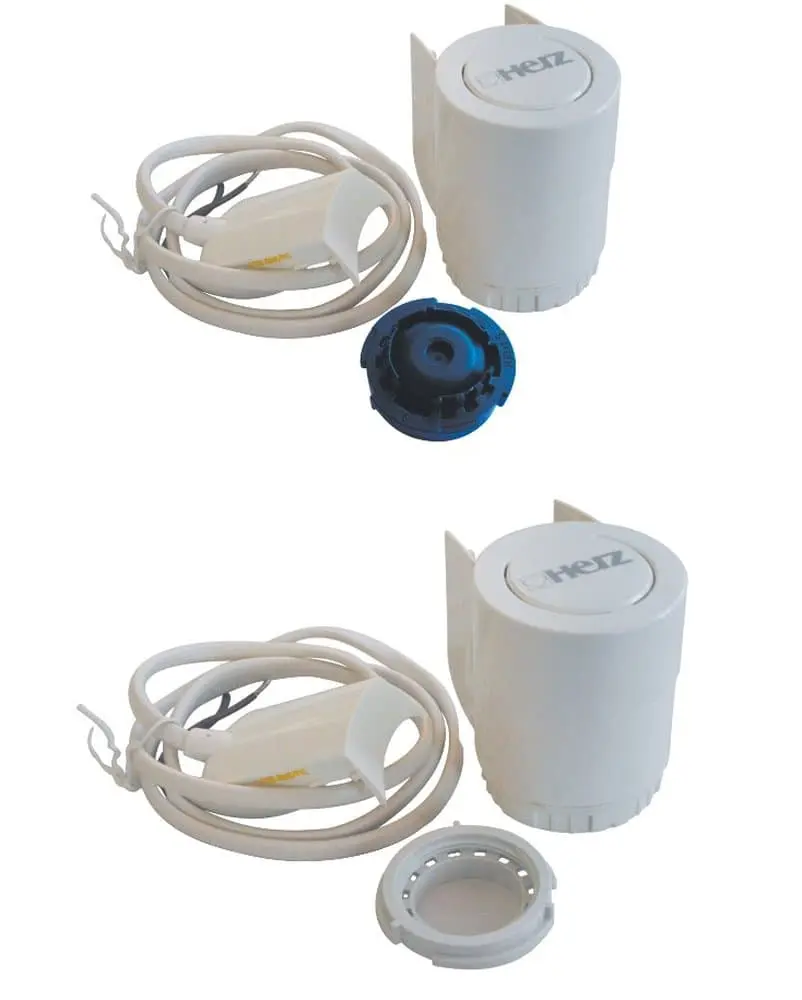 Termopohon pro 2 bodovou nebo pulzní regulaci pro rozdělovače podlahového topení - M28x1,5