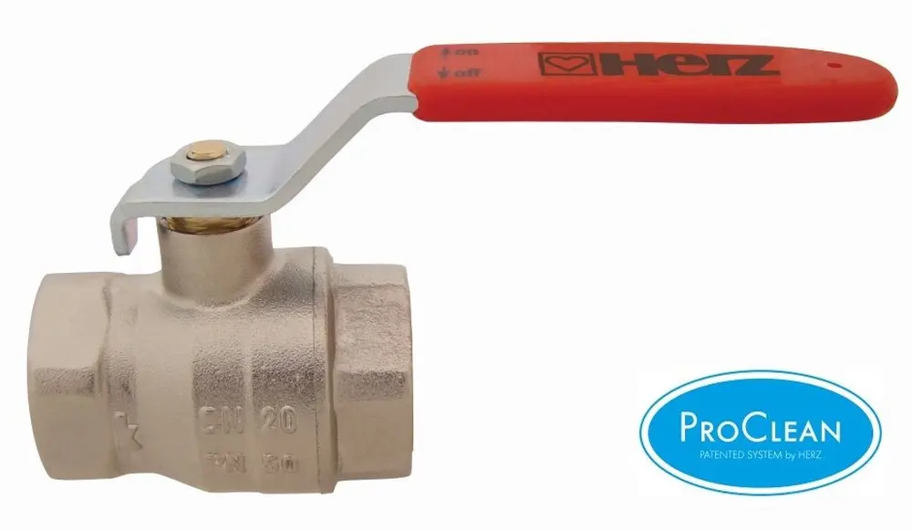 Kulový kohout HERZCULES, připojení F/F ovládání páka ocel