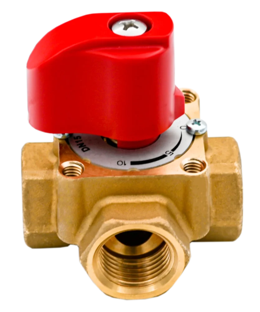 Čtyřcestný směšovací ventil s rukojetí