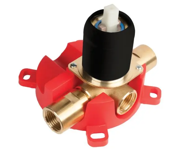 00367B - těleso podomítkové sprchové, černé