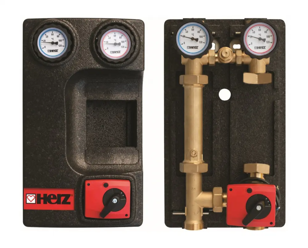 Směšovaná čerpadlová skupina PUMPFIX MIX DN25 s přepouštěcím ventilem