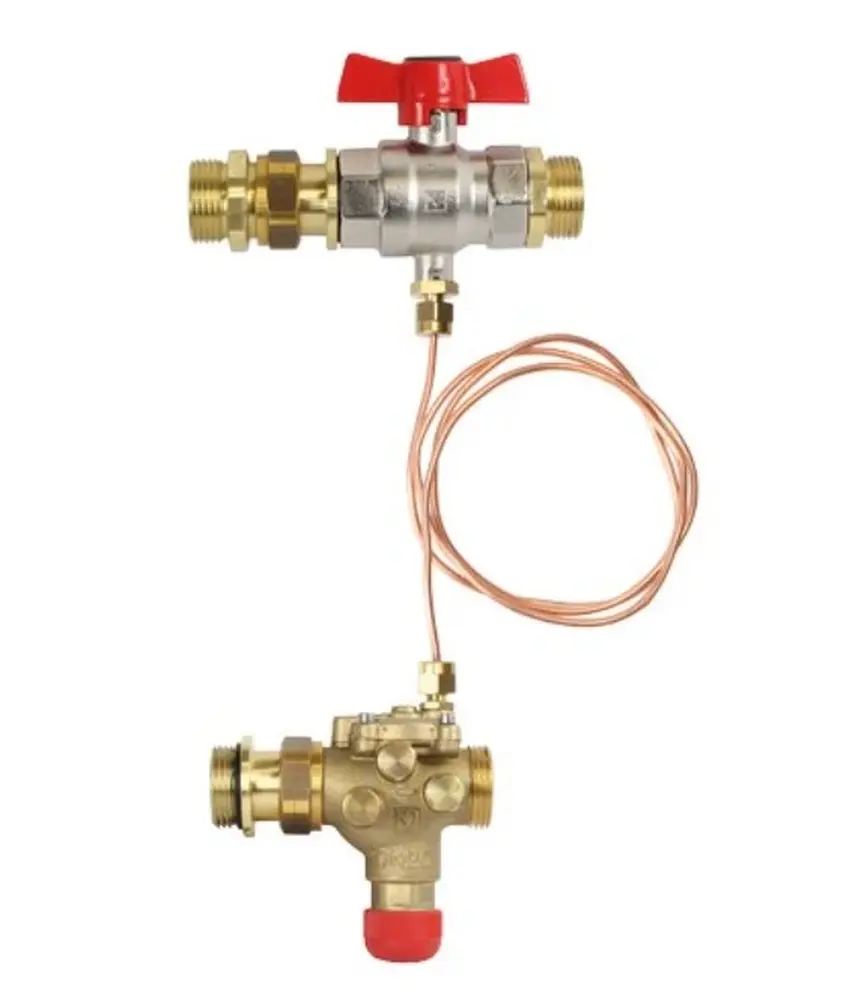 Dynamické regulační sety přímé pro rozdělovače nerez/mosaz