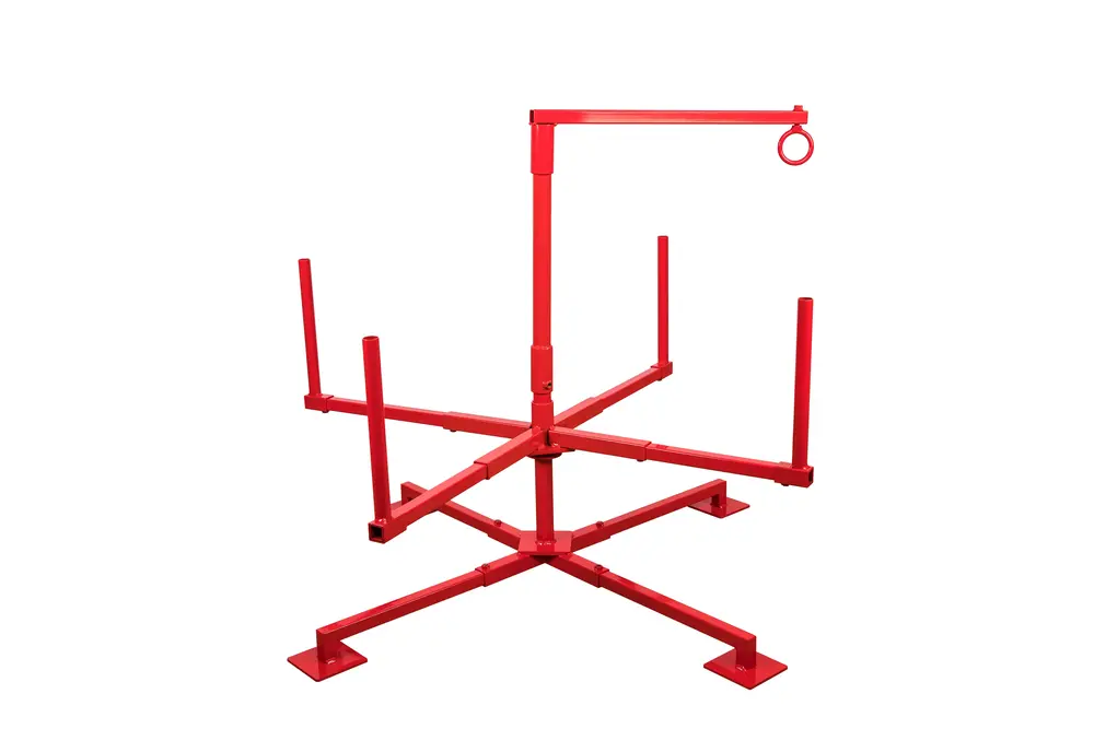 Odvíječ potrubí - S235, červený RAL3020