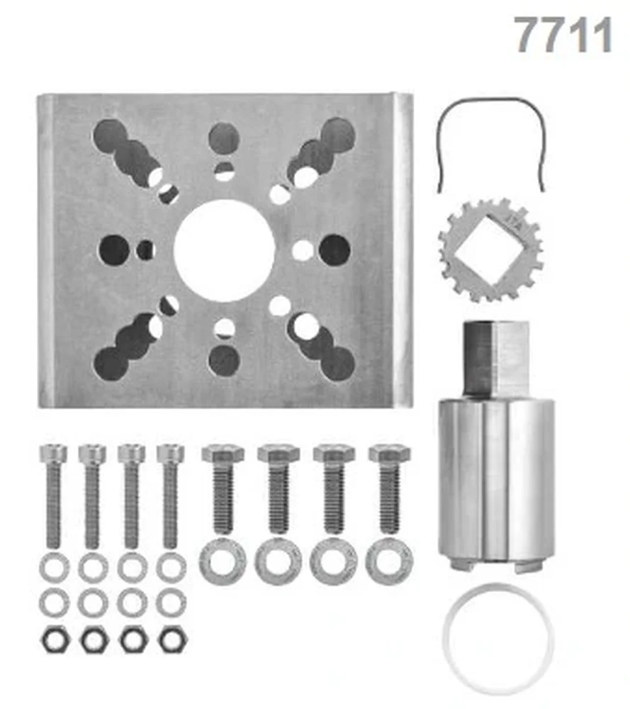 Adaptér pro rotační pohon na škrtící klapky   DN100/125/150