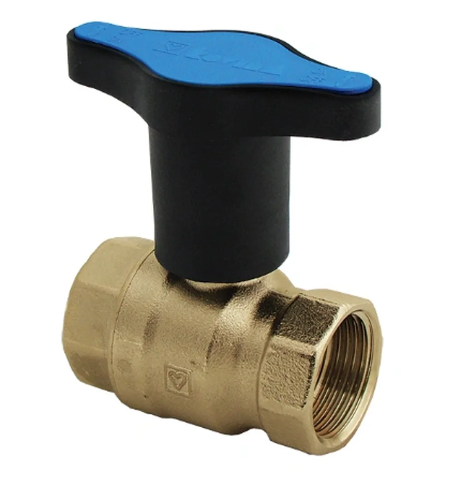 Kulový kohout HERZCULES připojení F/F ovládání motýl plast