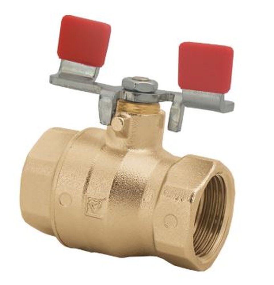 Kulový kohout - motýl, vniřní-vnitřní závit