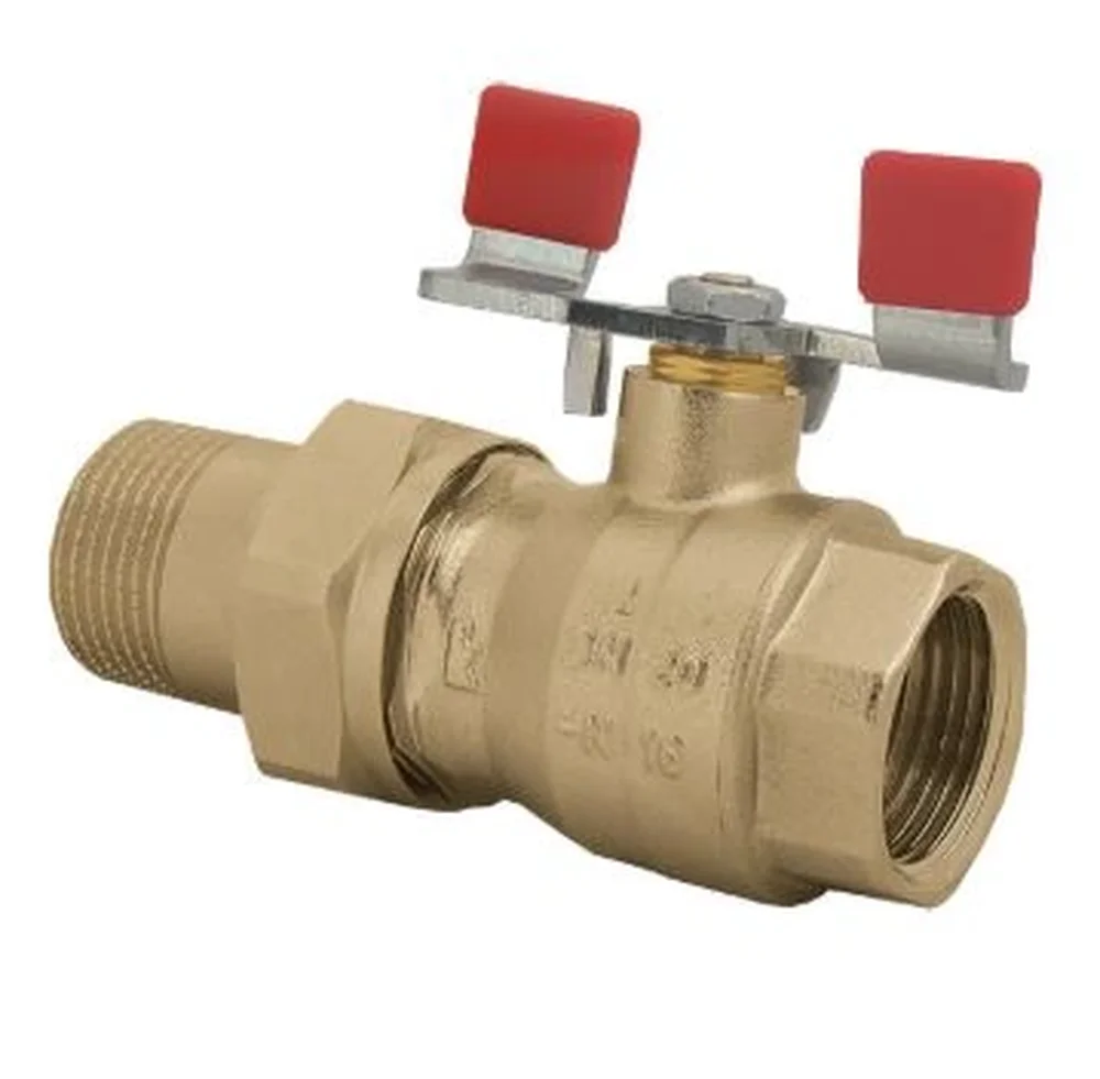 HERZ Kulový kohout - motýl, vnitřní-závitová vsuvka