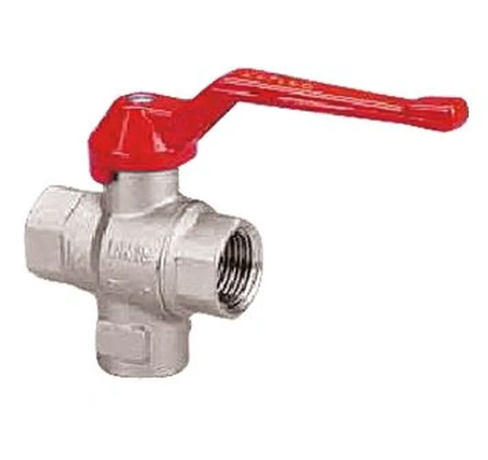 HERZ Kulový kohout třícestný ON-OFF