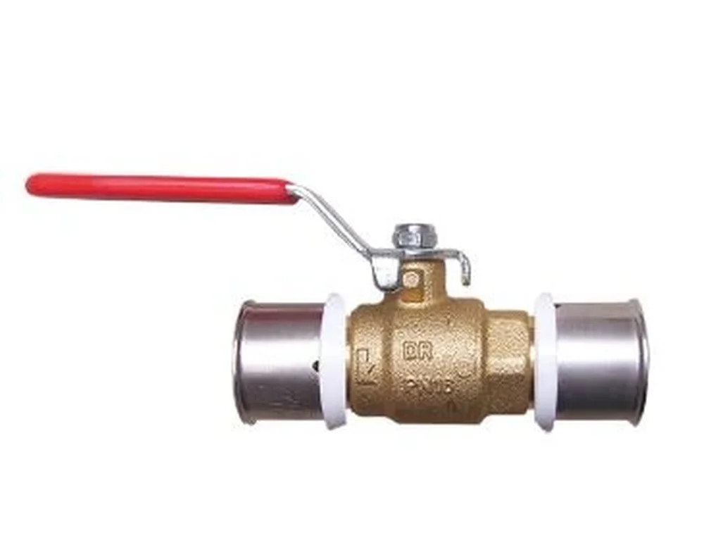 HERZ - Kulový kohout 1/2“ s lisovacím TH přechodem pro potrubí 