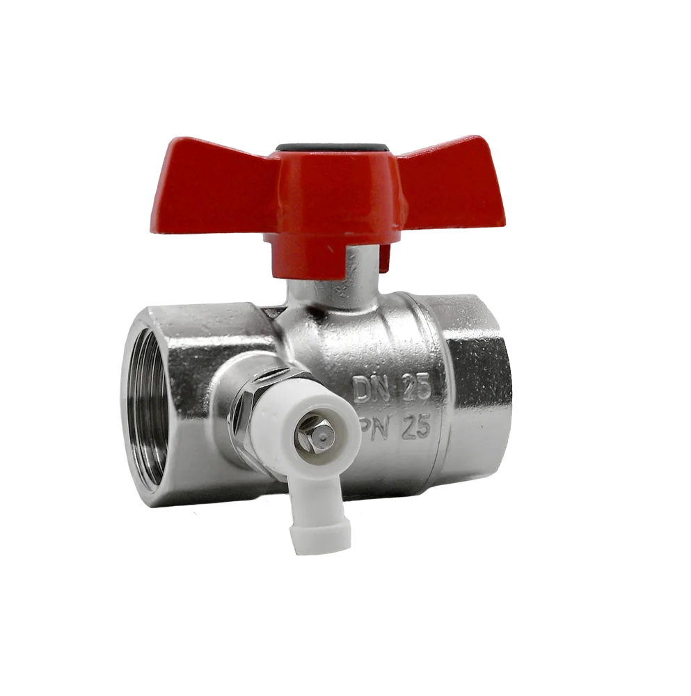 HERZ - KK EXPERT s vypouštěním- 2x G1/4' - motýl silumin