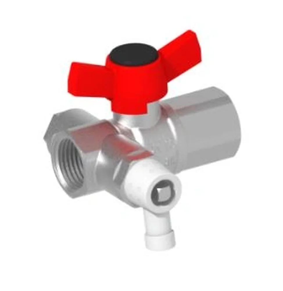 HERZ - KK EXPERT s vypouštěním -prodloužené tělo - 2x G1/4' - motýl silumin