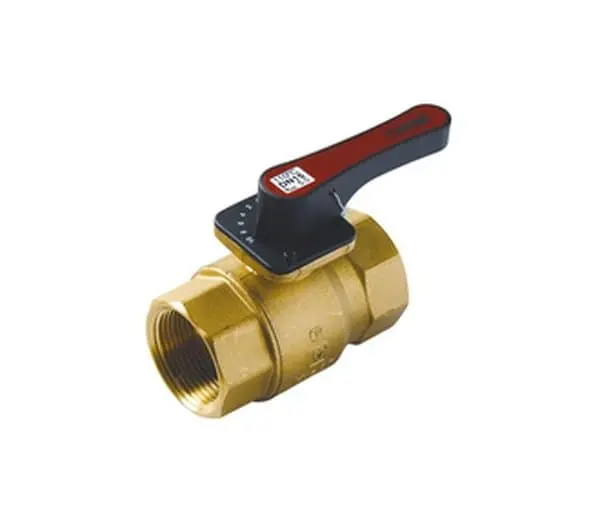 Dvoucestný regulační kulový kohout HERZ s rukojetí