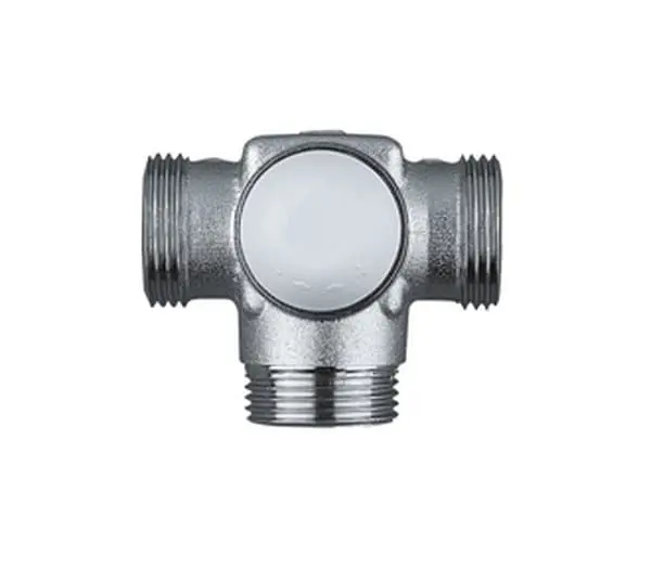  Trojcestný rozdělovací ventil HERZ CALIS-TS-E pravostranný jednotrubkové soustavy