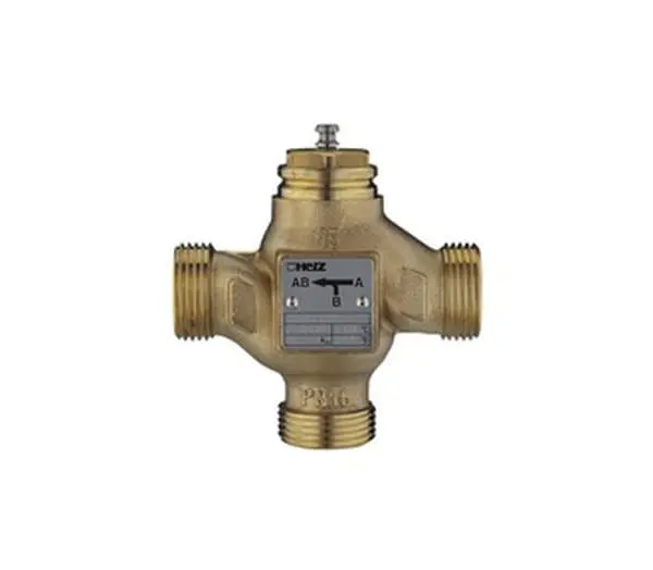  Trojcestný směšovací a rozdělovací ventil HERZ pro plynulou regulaci