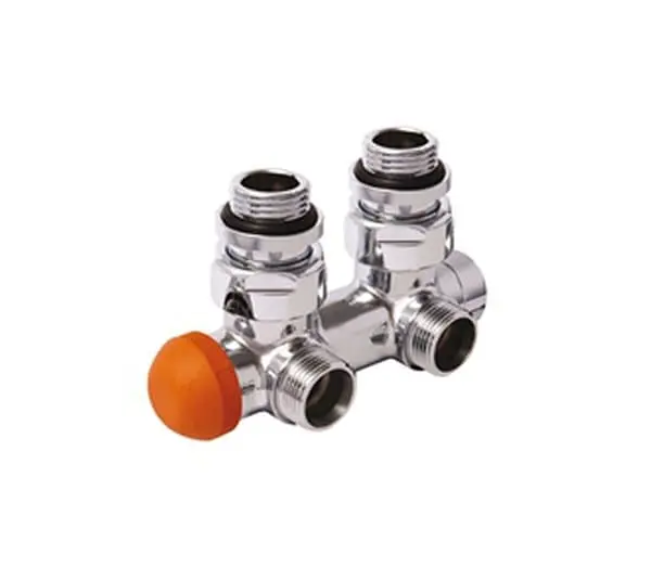 H-armatura DE LUXE rohová H3000-TS, uzavíratelná s termostatickým ventilem