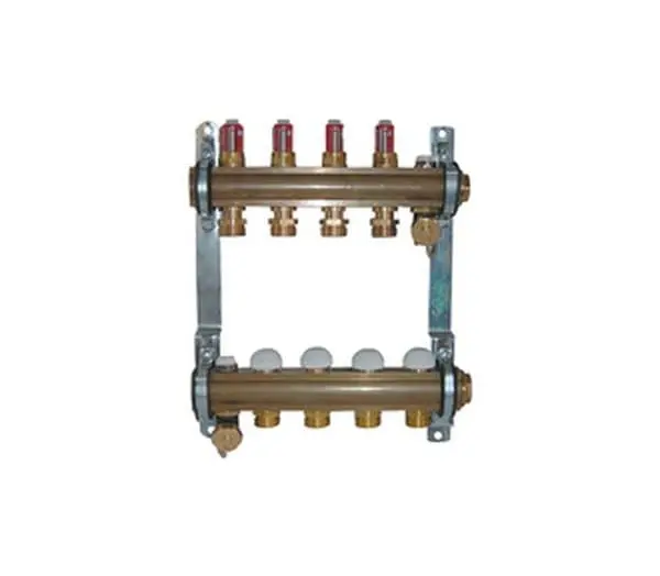 Sada mosazného rozdělovače pro podlahové vytápění DN25