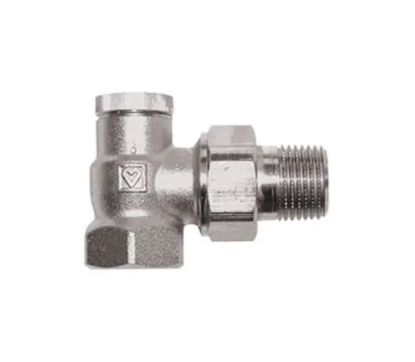 Uzavíratelné radiátorové šroubení rohové RL-1