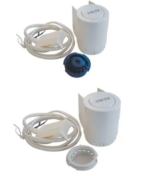 Termopohon pro 2 bodovou nebo pulzní regulaci pro rozdělovače podlahového topení - M28x1,5