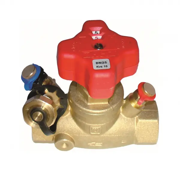 Vyvažovací ventil 4217 STRÖMAX-GML pro měření tlakové diference topení/chlazení