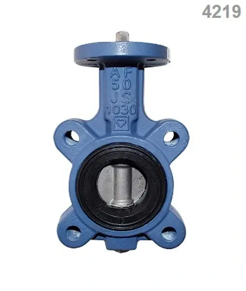 Uzavírací a regulační klapka přírubová, bez ovládání 