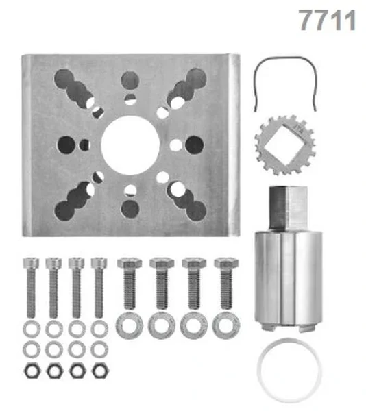 Adaptér pro rotační pohon na škrtící klapky   DN100/125/150